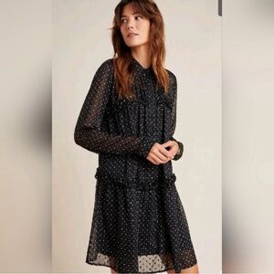 Eva Franco Anthro Polka dot Dress